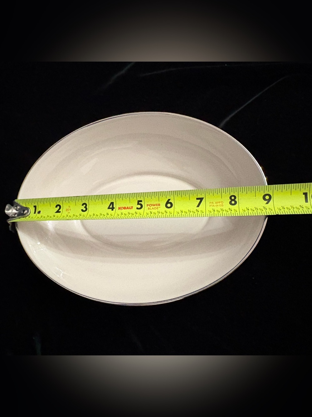 VTG Franciscan Fine China “Magnolia” Platinum Band 8-3/4 in MCM Serving Bowl - Picture 5 of 8
